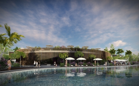 Oceanami Ho Tram Resort - Clubhouse/Central Swimming Pool